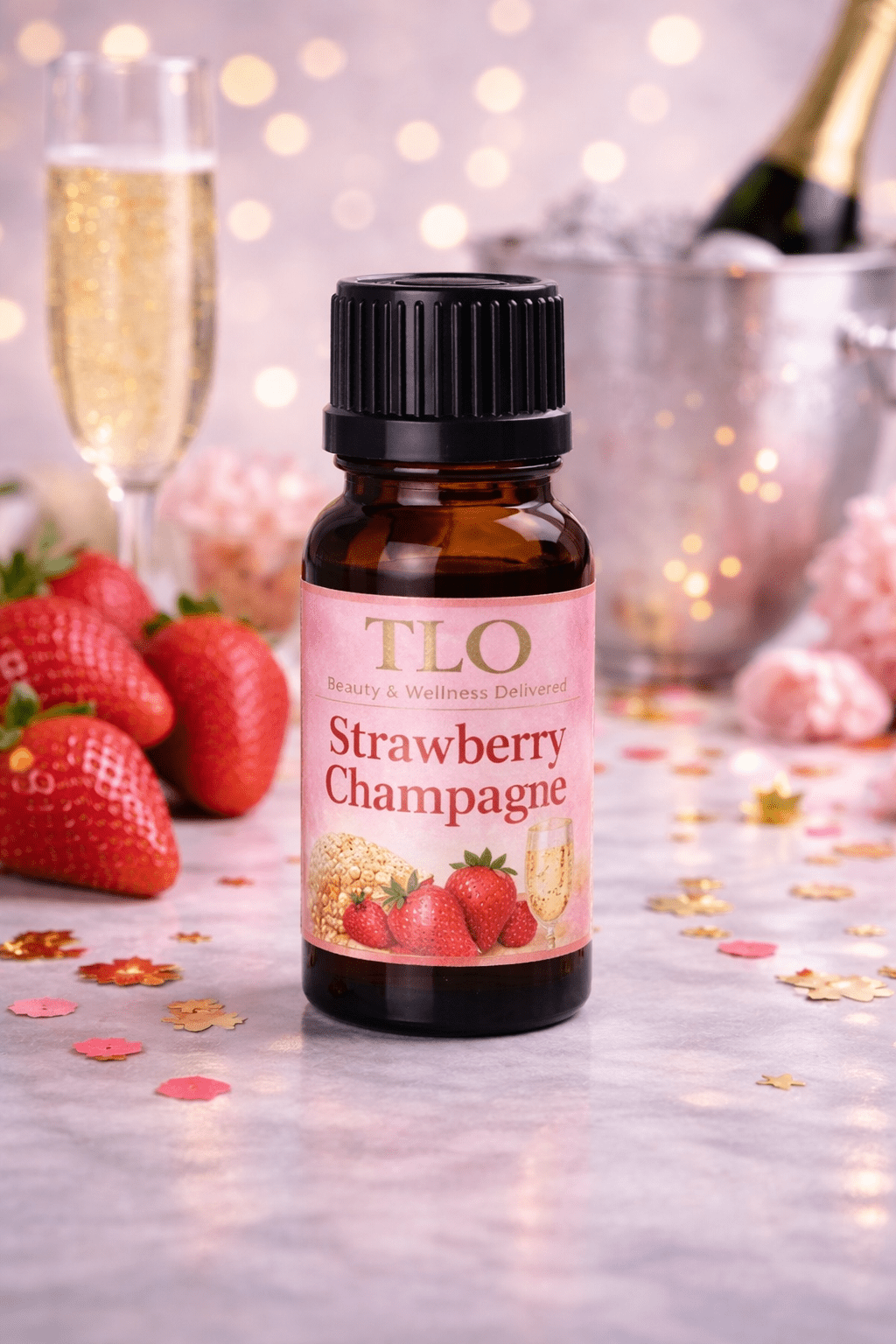 Strawberry Champagne Fragrance Oil - The Life Organizer Distributions